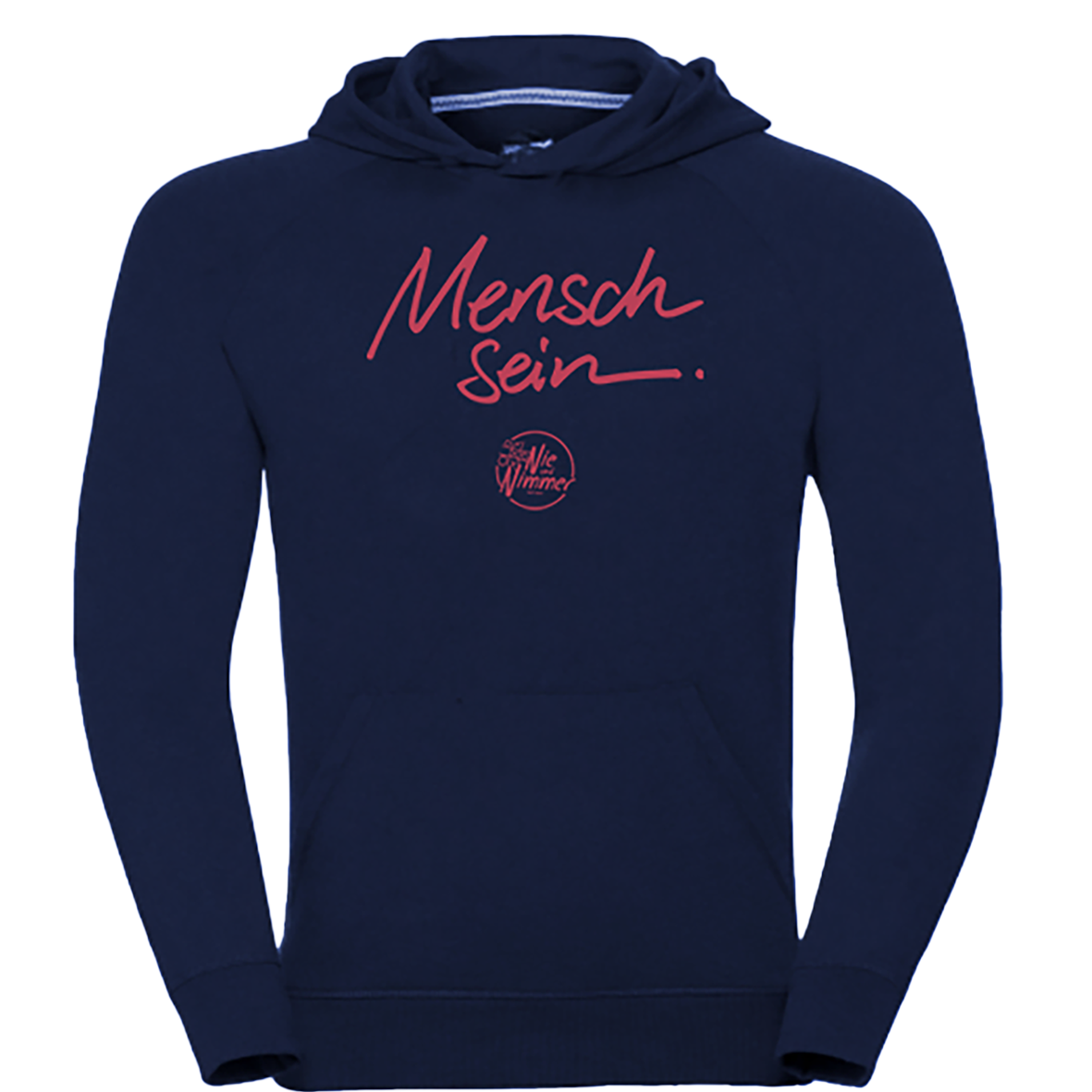 Nie und Nimmer Hoodie 'Mensch sein'