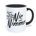 Nie und Nimmer Tasse 'Logo'